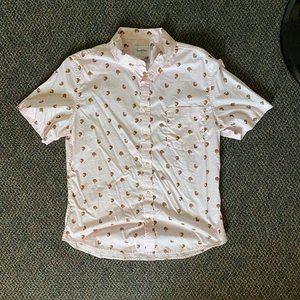 Button down Coconut T Shirt